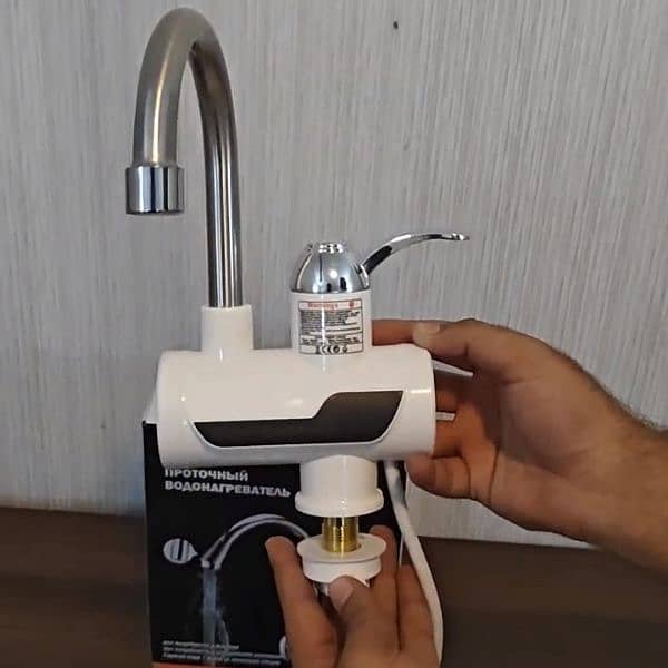 Instant Tankless Electric Hot Water Heater Faucet with LED 1