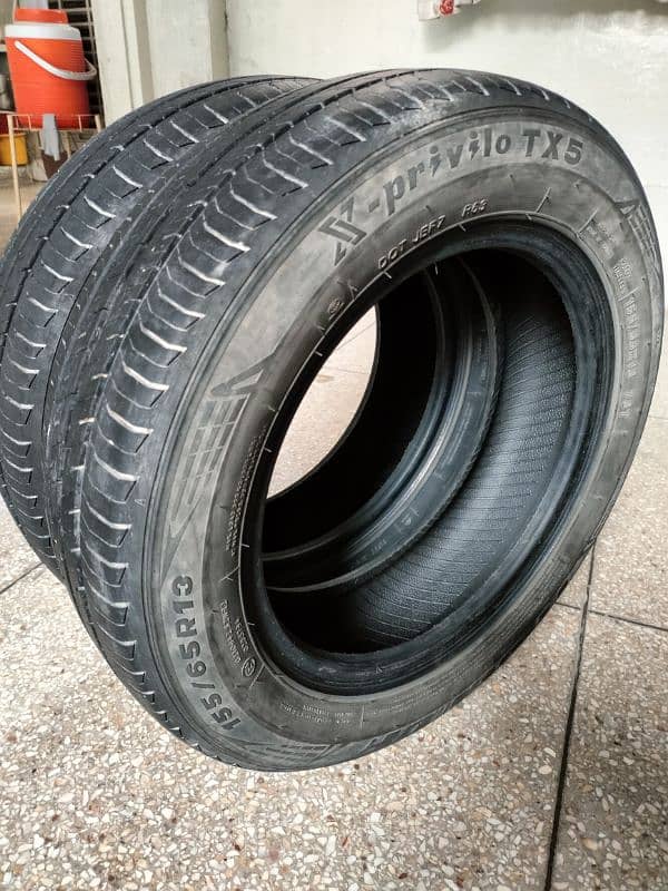 2 Tyres 155-65-13 1