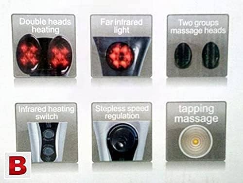 Double Heads Heating Massager 4