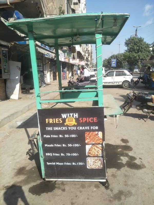 am selling my french fries counter contact 03176352621 3