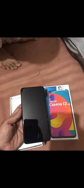 tecno camon 12 air 4 ram 64 gb with box 1