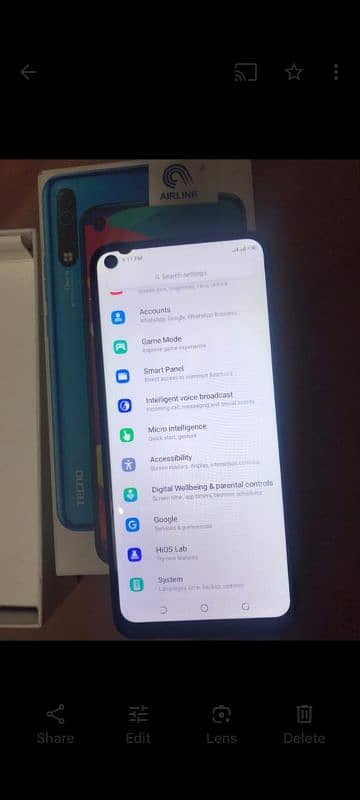 tecno camon 12 air 4 ram 64 gb with box 3