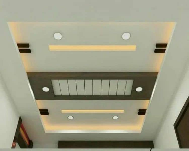 False Ceiling • Pop Ceiling • Gypsum Ceiling • Meenakari • 120 Rs sqft 1