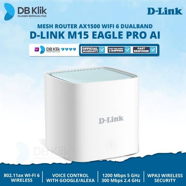 D-Link Mesh WiFi 6 System, AX1500 4