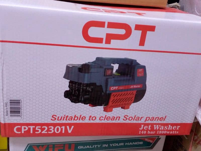 CPT Auto Stop High Pressure Car Washer - 140 Bar, induction Motor 3