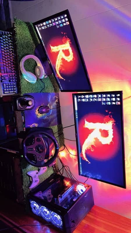 full RGB gaming setup number 03271045786 WhatsApp 1