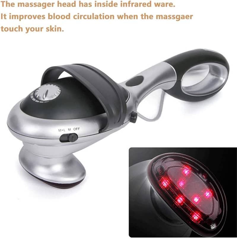 Handheld Full Body Electric Massager Percussion Machine Infrared 3