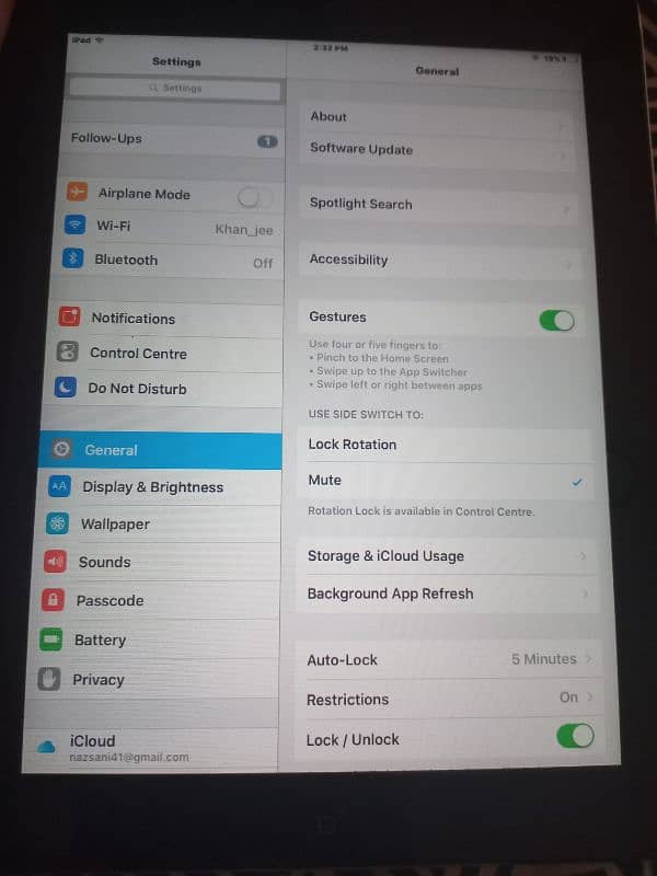 ipad 2 genration 16 all ok condition 10/9 3