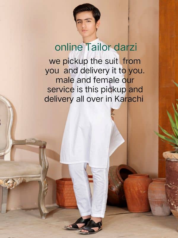 online Tailor darzi pickup and drop included male and female 0