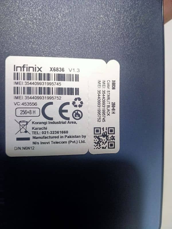 6 month warranty infinx hot 400 5