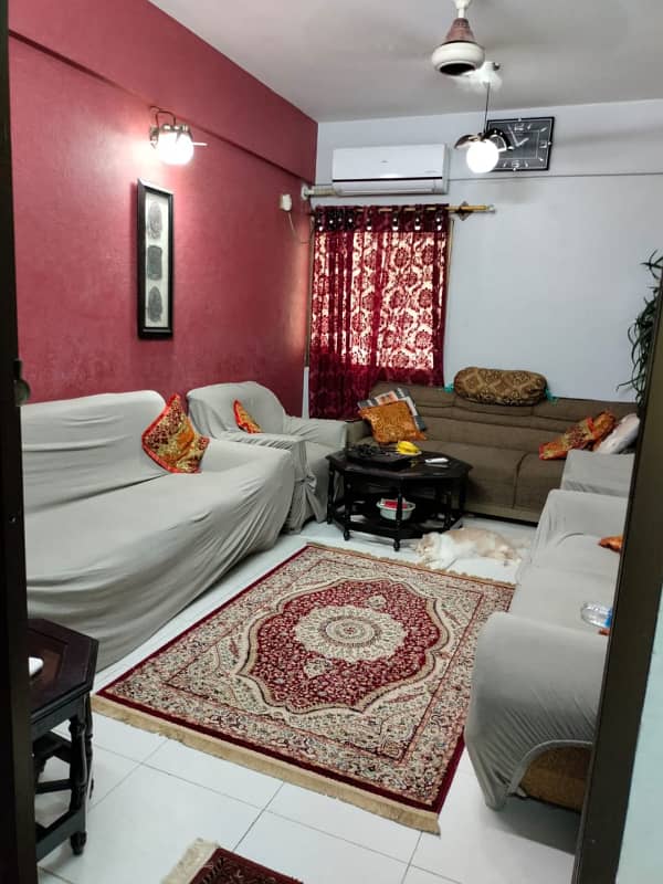 Well Maintained Flat Available For In Bisma Residency at Gulistan e Jauhar Block 13 3