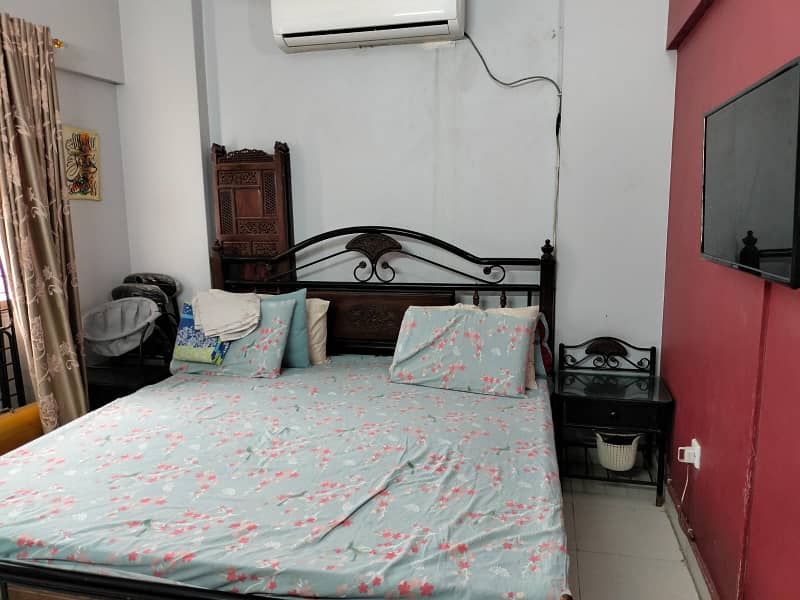 Well Maintained Flat Available For In Bisma Residency at Gulistan e Jauhar Block 13 4