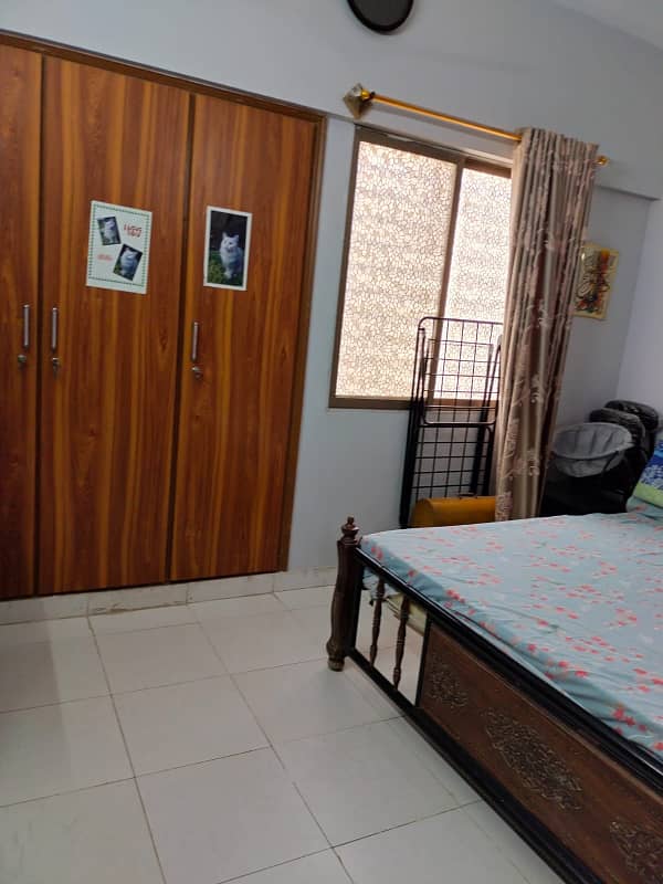 Well Maintained Flat Available For In Bisma Residency at Gulistan e Jauhar Block 13 11