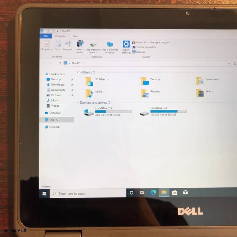 Dell | Latitude 3189 Laptop 4GB Ram 128GB SSD Touch 360 Rotatable 9