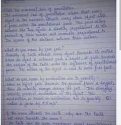 handwriting assignment