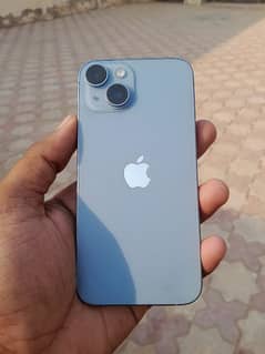 iphone 14 128gb water peak 83%batteey health sky blue color