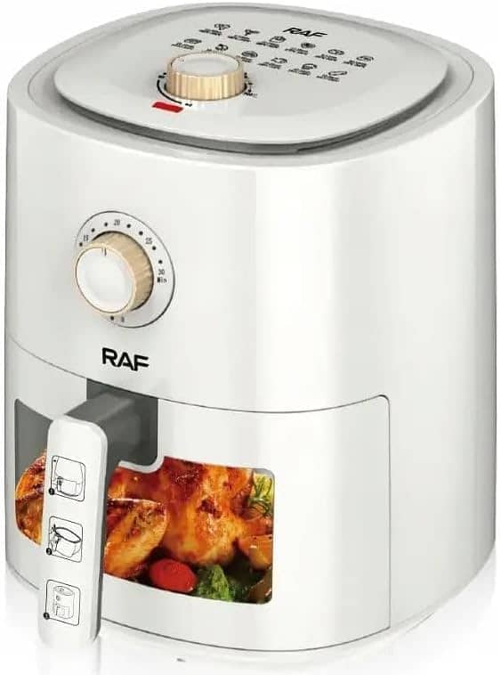 RAF 6L Air Fryer with Time & Temperature Control 1500W 1