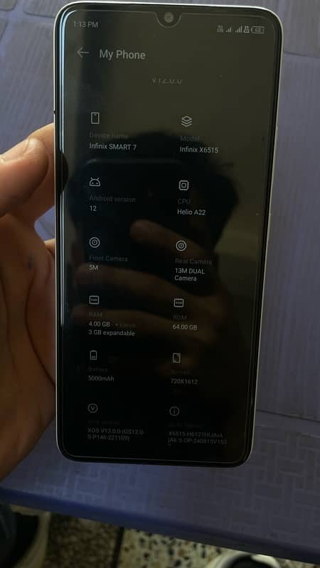 infinix smart 7 with box 0