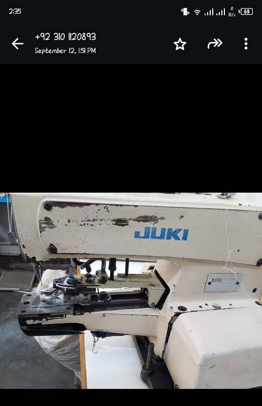 Juki 3 machine is best my contact WhatsApp 03442112659 2