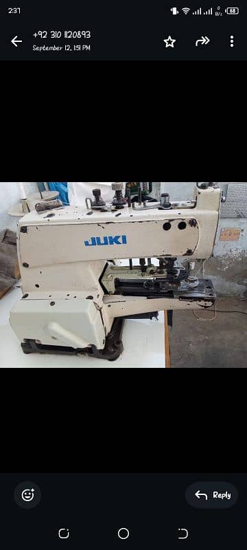 Juki 3 machine is best my contact WhatsApp 03442112659 4