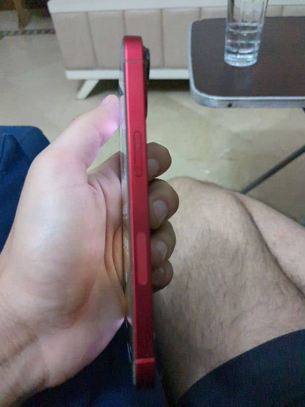 I phone 13 red colour water pack non PTA jv 3