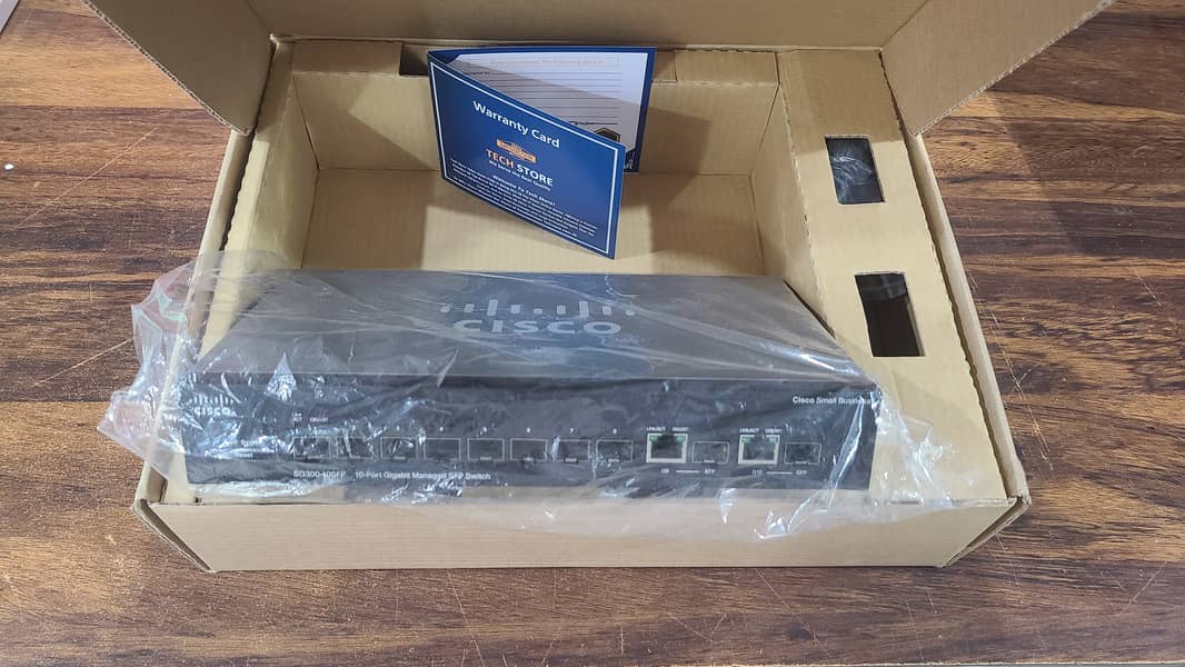 Cisco SG300-10SFP 10-Port Gigabit Managed Switch Branded Use(With Box) 4