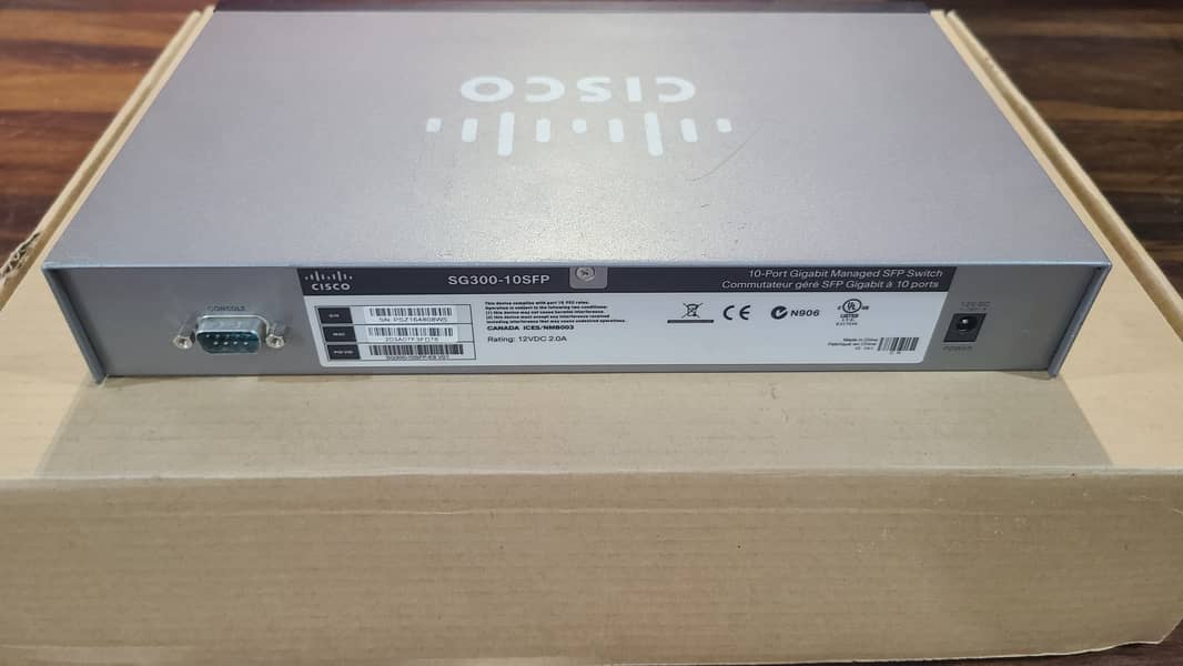 Cisco SG300-10SFP 10-Port Gigabit Managed Switch Branded Use(With Box) 16