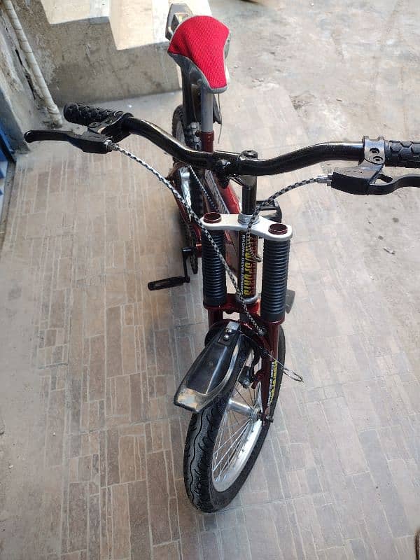 bmx bicycle size 16 no any problem bicycle contact me 03188264599 0