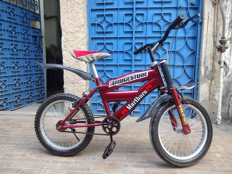 bmx bicycle size 16 no any problem bicycle contact me 03188264599 3