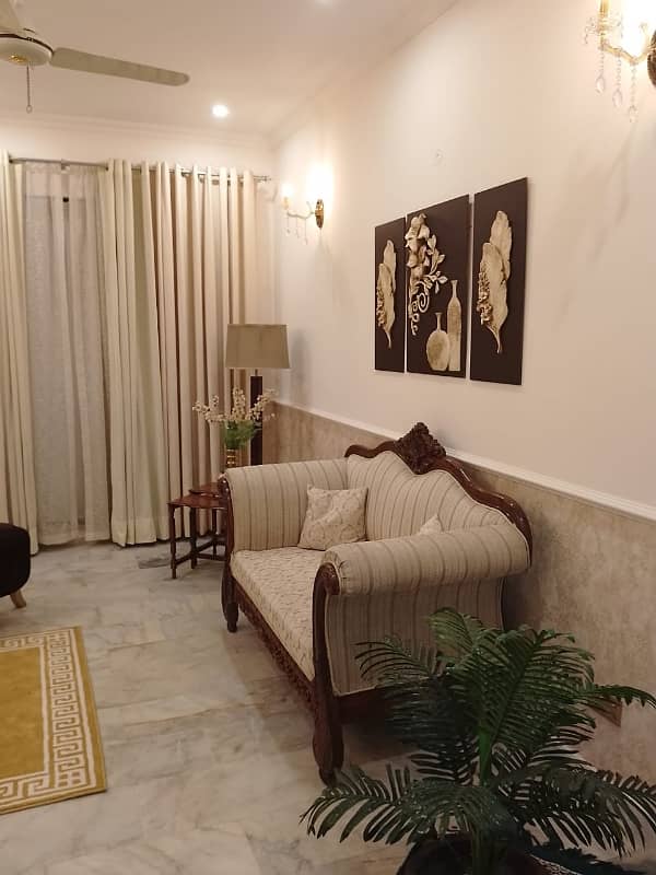 Luxurious fully Furnished 1 kanal lower portion is available for rent 1