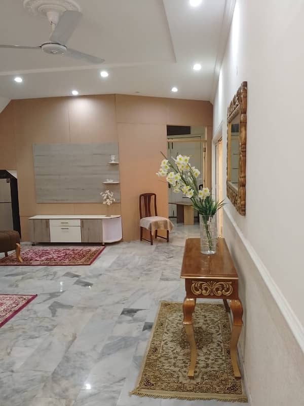 Luxurious fully Furnished 1 kanal lower portion is available for rent 34