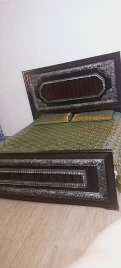 double bed with mattress in best condition