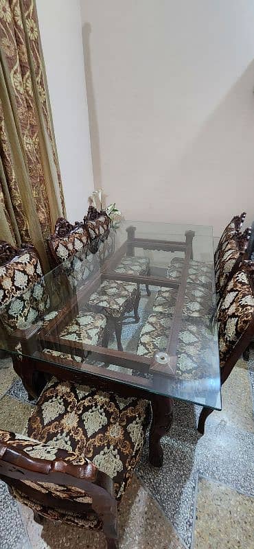 2 sofa set and dining table 5