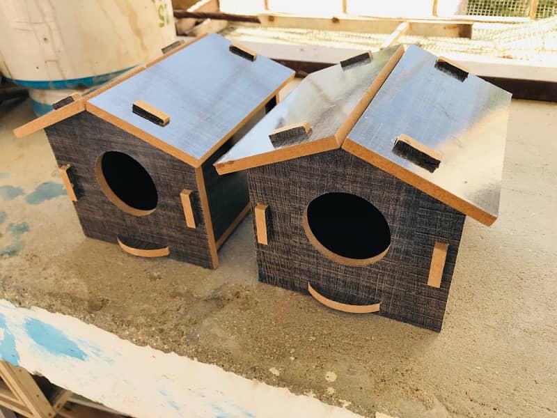 Bird Houses decorations 3pcs 6