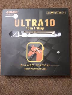 Smart Watch Ultra 10 In 1 With Box And Charging Cable