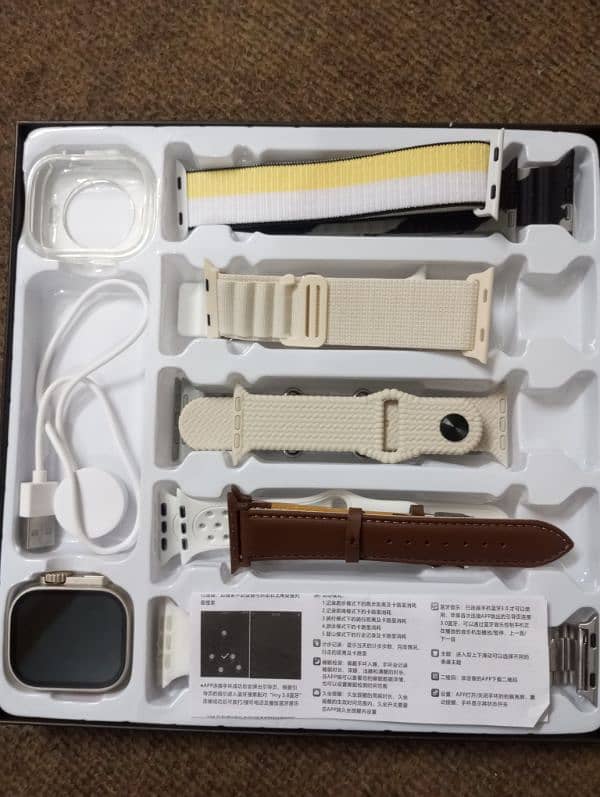 Smart Watch Ultra 10 In 1 With Box And Charging Cable 1