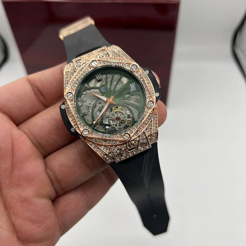 Hublot iced stoned | master lock and box | Dm for more details | 1