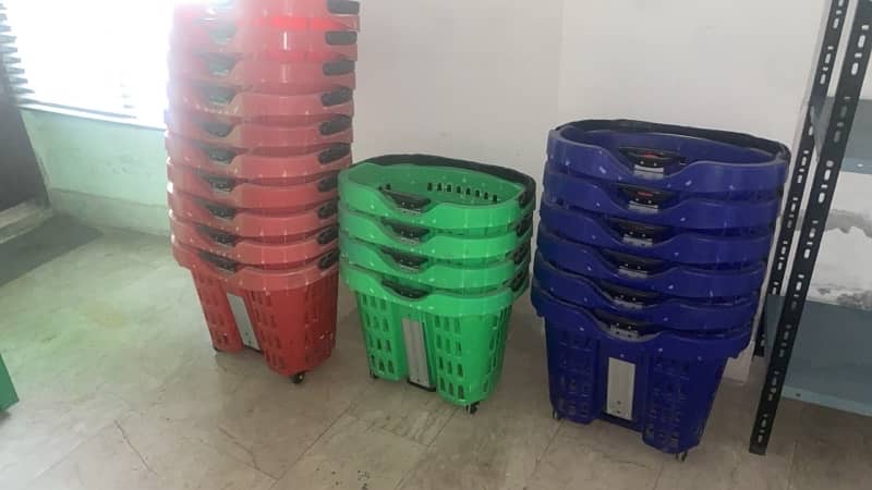 Store Rack/ Wall Rack/ Gondola Rack/ Cash Counter/ Trolleys/ Baskets 17