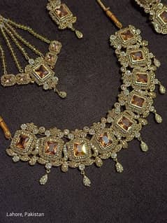 Bridal formal Jewellery set with jhoomer in new condition