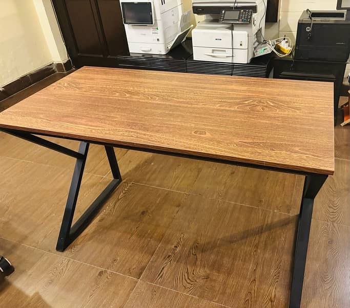 Modern Wooden Office Table for Sale - Perfect Condition! 1