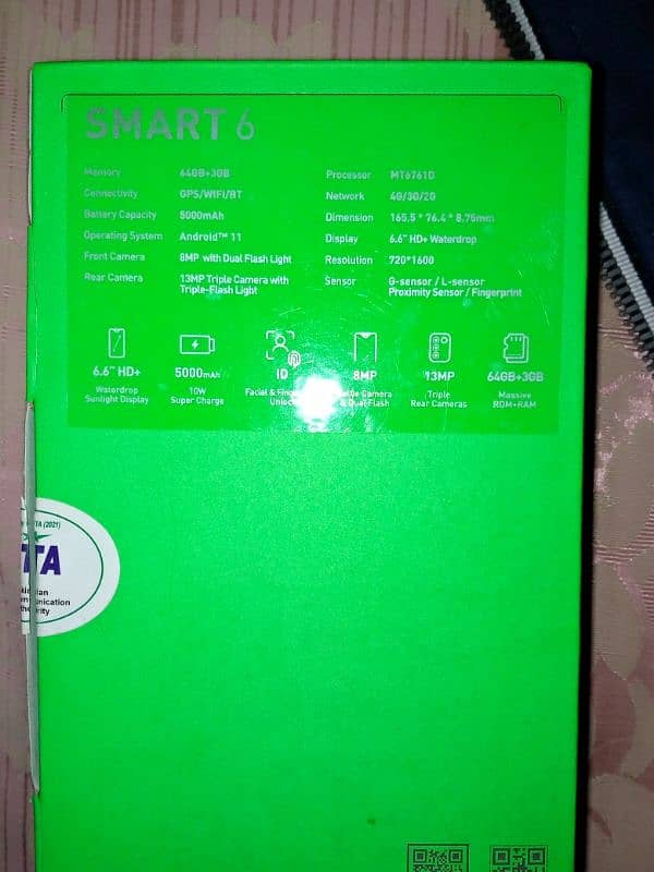 Infinix Smart 6 Condition 10/10 2