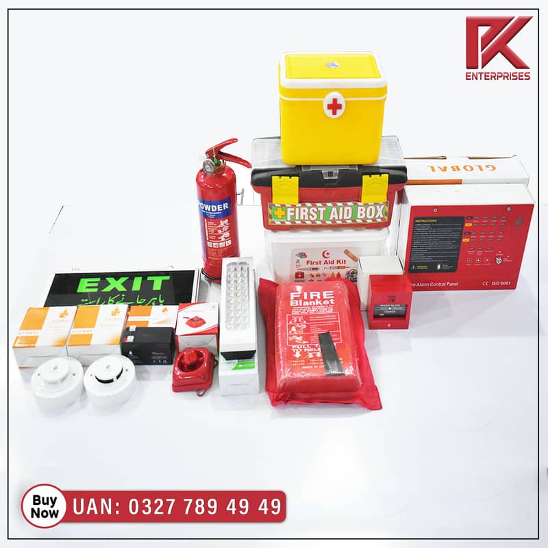 Fire Alarm System & Fire Extinguishers Smoke Detector Heat Detector 0