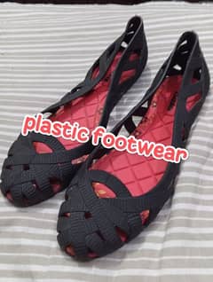 plastic footwear