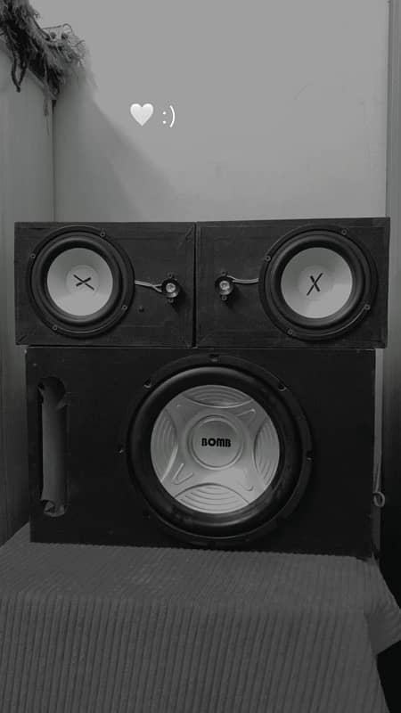 NEW HEAVY SOUND SYSTEM HOME AND CAR URGENT SELL ? 0