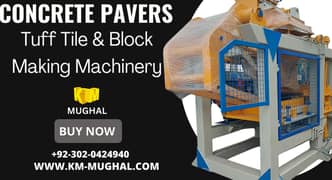 Construction & Heavy Machinery: Concrete paver block making machinery