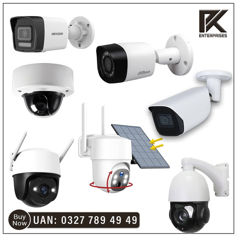 4 CCTV Camera 1080p Full-HD Day & Night Vision Waterproof 0