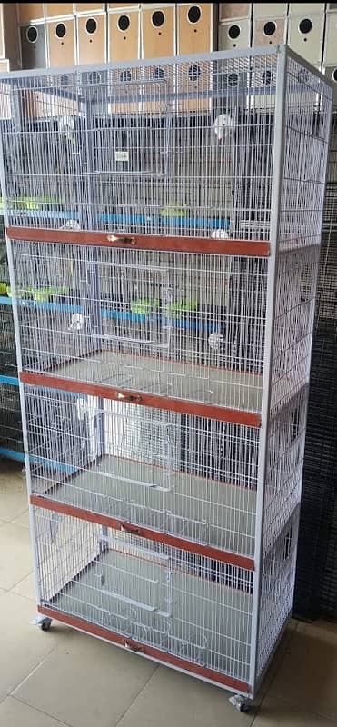 2 cages and 4 folding cages 0