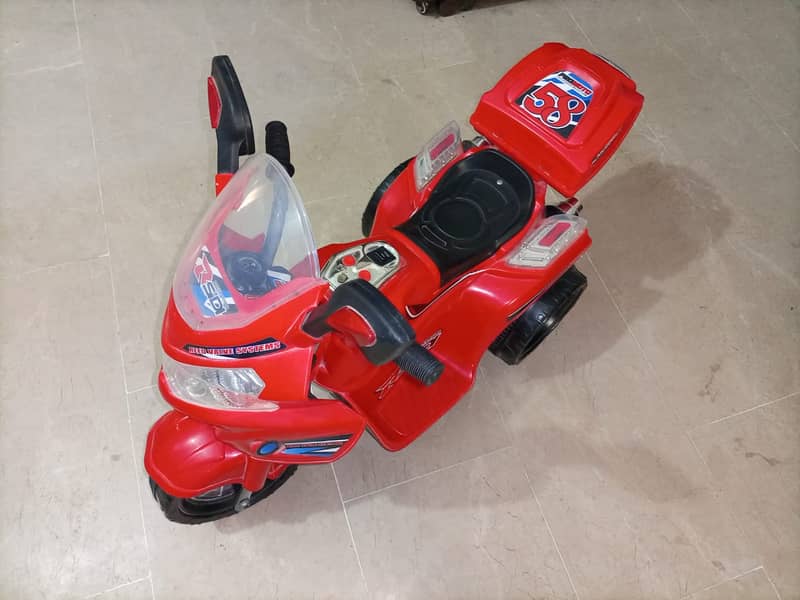 EXCELLENT  RECHARGEABLE BIKE FOR SMALL KIDS 8