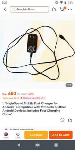 "Fast Charger – Perfect for Android Devices!"