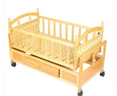 baby cot and swing